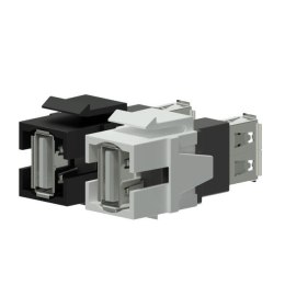 Adapter Keystone USB 2.0 A-USB 2.0 A Czarny - VCK622/B PROCAB