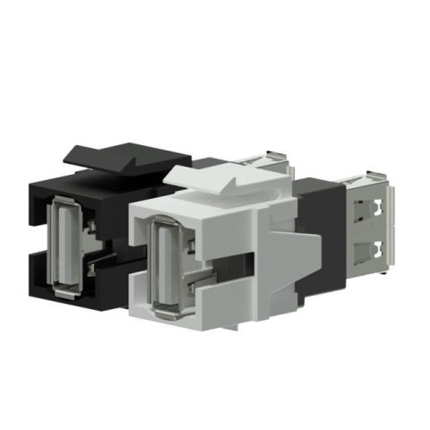 Adapter Keystone USB 2.0 A-USB 2.0 A Czarny - VCK622/B PROCAB