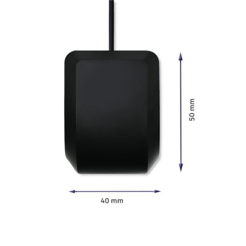 Antena GPS | 28dBi | Zewnętrzna Qoltec