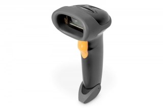 Czytnik kodów kreskowych, przewodowy USB-RJ45 2m, 1D, stojak w zestawie Digitus