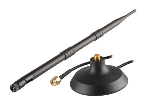 Dookólna antena WiFi 12dBI 41CM RP-SMA PODS, AK-05 Savio