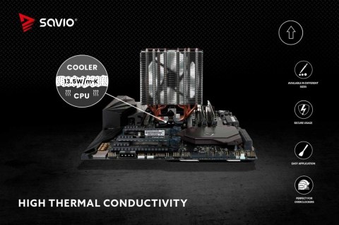 Glacier Pasta termoprzewodząca 13.5 W/mK 2g TG-03 Savio