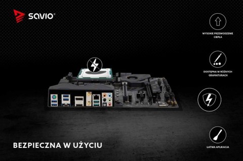 Glacier Pasta termoprzewodząca 8.5 W/mK 2g TG-02 Savio