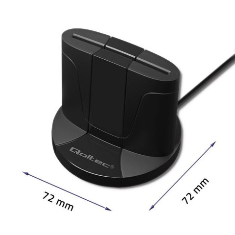 Inteligentny czytnik chipowych kart ID SCR-0632 | USB typu C Qoltec Inteligentny czytnik chipowych kart ID SCR-0632 | USB typu C Qoltec