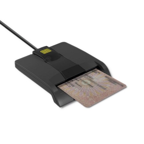 Inteligentny czytnik chipowych kart ID SCR-0634 | USB typu C Qoltec Inteligentny czytnik chipowych kart ID SCR-0634 | USB typu C Qoltec