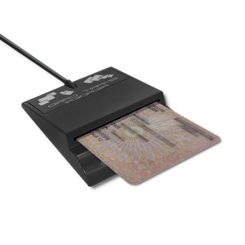 Inteligentny czytnik chipowych kart ID SCR-0636 | USB typu C Qoltec Inteligentny czytnik chipowych kart ID SCR-0636 | USB typu C Qoltec