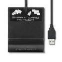 Inteligentny czytnik chipowych kart ID SCR-0636 | USB typu C Qoltec