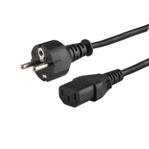 Kabel zasilający Schuko męski - IEC C13, 1,8m, CL-138 Savio
