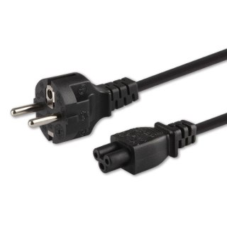 Kabel zasilający koniczynka, 1,2m, wielopak 10 szt., CL-67 Savio