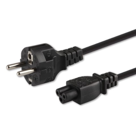 Kabel zasilający koniczynka, 1,2m, wielopak 10 szt., CL-67 Savio