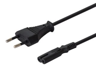 Kabel zasilający ósemka 2pin 1,2m, wielopak 10 szt. CL-97 Savio