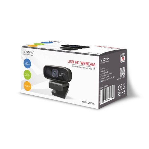 Kamera internetowa USB HD, CAK-03 Savio