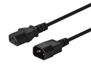 Komputerowy przedłużacz zasilający IEC: C14-C13, 1,2m, CL-99 Savio