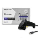Laserowy czytnik kodów kreskowych 1D | USB | Czarny Qoltec