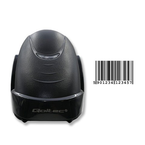 Laserowy czytnik kodów kreskowych 1D | USB | Czarny Qoltec Laserowy czytnik kodów kreskowych 1D | USB | Czarny Qoltec