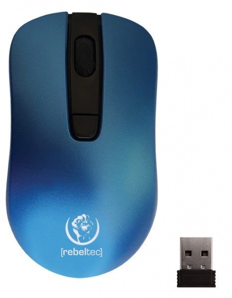 Mysz bezprzewodowa Rebeltec STAR blue 800/1000/1600 DPI Rebeltec Mysz bezprzewodowa Rebeltec STAR blue 800/1000/1600 DPI Rebeltec