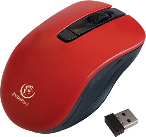 Mysz bezprzewodowa Rebeltec STAR red 800/1000/1600 DPI Rebeltec Mysz bezprzewodowa Rebeltec STAR red 800/1000/1600 DPI Rebeltec