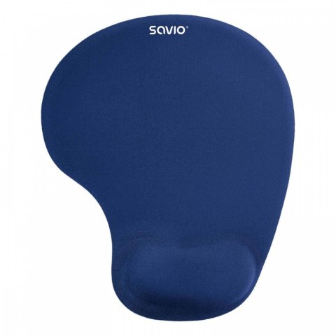 Podkładka żelowa pod mysz ciemnoniebieska, MP-01NB Savio