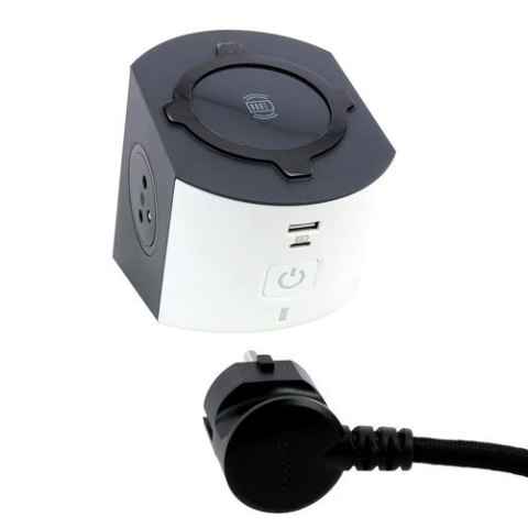 Przedłużacz 2x2P+Z Indukcja USB A/C 2m Legrand