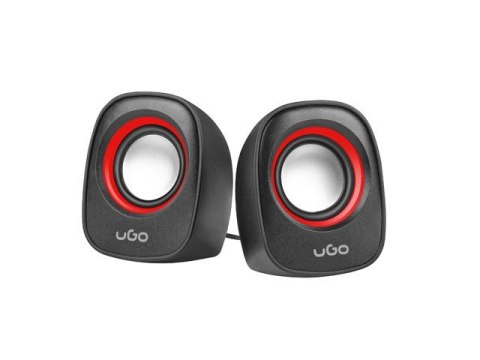 Głośniki 2.0 Tamu S100 Czerwone UGo