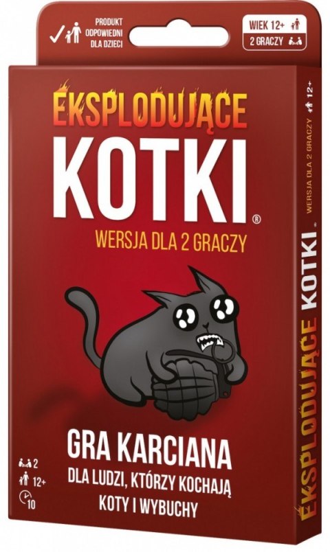 Gra karciana Eksplodujace Kotki Wersja dla 2 graczy Rebel Gra karciana Eksplodujace Kotki Wersja dla 2 graczy Rebel