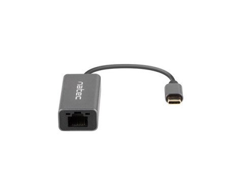 Karta sieciowa Cricket USB-C 3.1 - RJ-45 1Gb na kablu Natec Karta sieciowa Cricket USB-C 3.1 - RJ-45 1Gb na kablu Natec