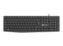 Klawiatura Nautilus US slim 1.8m Czarna Natec