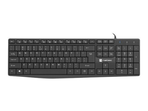 Klawiatura Nautilus US slim 1.8m Czarna Natec