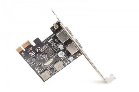 Kontroler USB 3.0 PCIe, 2x USB 3.0, Low Profile, Chipset UPD720202 Digitus