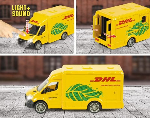 Pojazd Majorette G.S. Mercedes-Benz DHL 12 cm Majorette Pojazd Majorette G.S. Mercedes-Benz DHL 12 cm Majorette