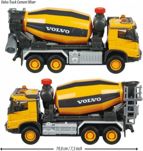 Pojazd Majorette G.S. Volvo Betoniarka 19 cm Majorette Pojazd Majorette G.S. Volvo Betoniarka 19 cm Majorette
