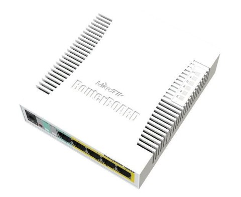 Przełącznik 5xGbE 1xSFP CSS106-1G-4P-1S MikroTik