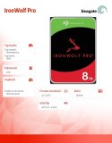 Dysk IronWolfPro 8TB 3.5" 256MB ST8000NT001 Seagate