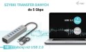 Hub USB-C Charging Metal HUB 7 Port I-tec
