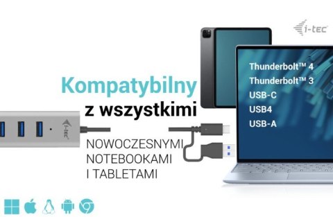 Hub USB-C Charging Metal HUB 7 Port I-tec Hub USB-C Charging Metal HUB 7 Port I-tec