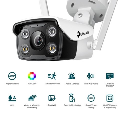 Kamera zewnętrzna VIGI C340-W 4MP Bullet TP-LINK Kamera zewnętrzna VIGI C340-W 4MP Bullet TP-LINK