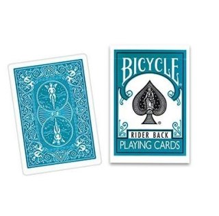 Karty Turquoise Back Bicycle