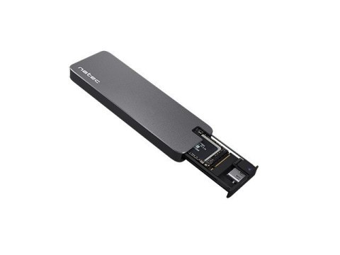 Kieszeń zewnętrzna SSD Rhino M.2 NVME USB-C 3.1 Gen 2 aluminium Natec Kieszeń zewnętrzna SSD Rhino M.2 NVME USB-C 3.1 Gen 2 aluminium Natec