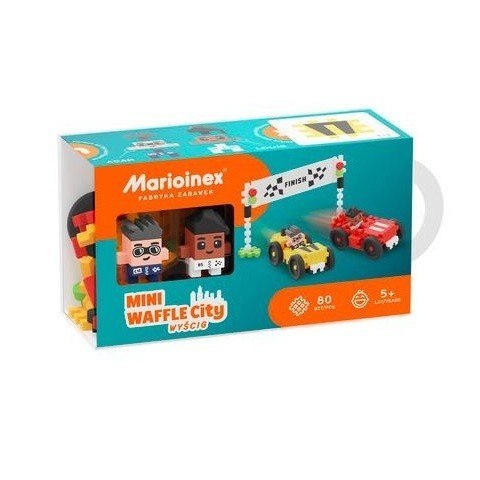 Klocki Waffle mini - Wyścig 80 elementów Marioinex Klocki Waffle mini - Wyścig 80 elementów Marioinex