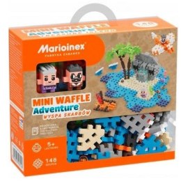 Klocki Waffle mini - Wyspa Skarbów 148 elementów Marioinex