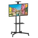 Mobilny stojak do tv 37-70 cali 50kg, dwie półki Techly