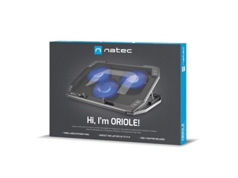 Podstawka pod notebook Oriole 15.6 cali - 17.3 cali Natec Podstawka pod notebook Oriole 15.6 cali - 17.3 cali Natec