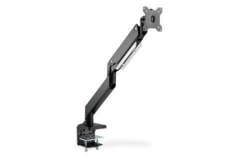 Ramię biurkowe pojedyncze z zaciskiem, 1xLCD, max. 35", max. obciążenie 15kg, ze sprężyną gazową Digitus