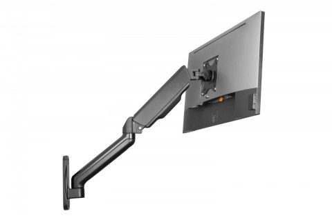 Uchwyt ścienny pojedynczy, 1xLCD, max. 32", max. obciążenie 9kg, ze sprężyną gazową, obrotowy Digitus