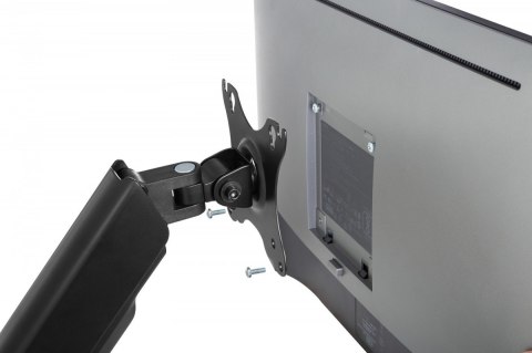 Uchwyt ścienny pojedynczy, 1xLCD, max. 32", max. obciążenie 9kg, ze sprężyną gazową, obrotowy Digitus