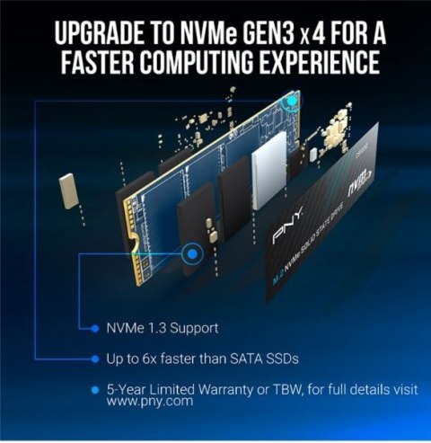 Dysk SSD 1TB M.2 CS1030 M280CS1030-1TB-RB PNY