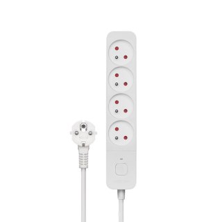 Listwa zasilająca przeciwprzepięciowa 4 gniazda, 3m, LZ-08 Savio