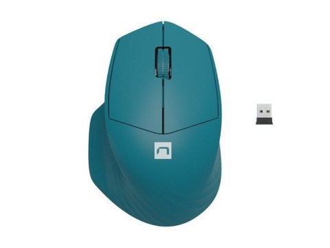 Mysz bezprzewodowa Siskin 2 1600 DPI Bluetooth 5.0 + 2.4GHz Niebieska Natec