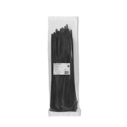 Opaski zaciskowe wielorazowe/trytytki | 7.2*350mm | Nylon UV | Czarne Qoltec