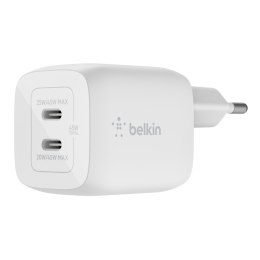 Podwójna ładowarka ścienna USB-C GaN z PPS 45 W Belkin